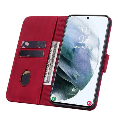 For Samsung Galaxy A34 5G Case Rhombus Imprinted PU Leather Phone Wallet Cover