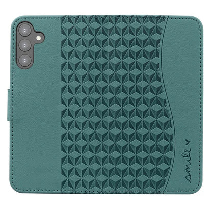 For Samsung Galaxy S23 FE Case Rhombus Imprinted Business Leather Wallet Phone Cover
