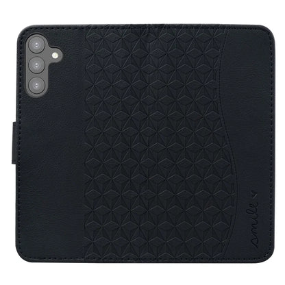 For Samsung Galaxy S23 FE Case Rhombus Imprinted Business Leather Wallet Phone Cover