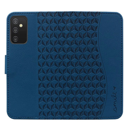For Samsung Galaxy A54 5G Case Rhombus Imprinted Anti-drop PU Leather Smartphone Cover