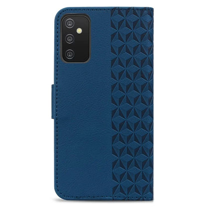 For Samsung Galaxy A54 5G Case Rhombus Imprinted Anti-drop PU Leather Smartphone Cover