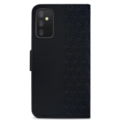 For Samsung Galaxy A54 5G Case Rhombus Imprinted Anti-drop PU Leather Smartphone Cover