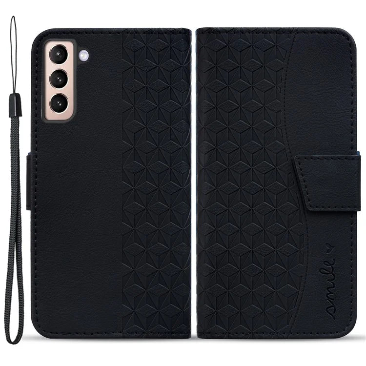 For Samsung Galaxy S23 Case Imprinted Shockproof PU Leather Phone Wallet Cover