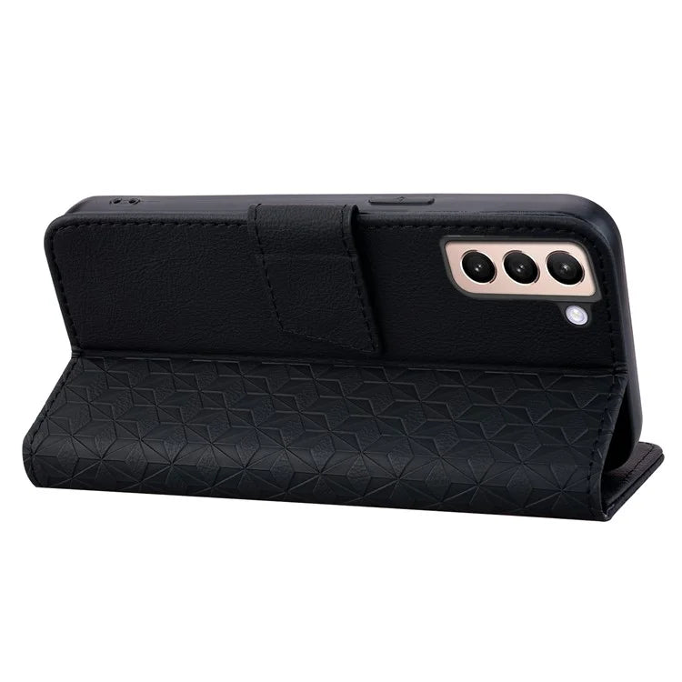 For Samsung Galaxy S23 Case Imprinted Shockproof PU Leather Phone Wallet Cover
