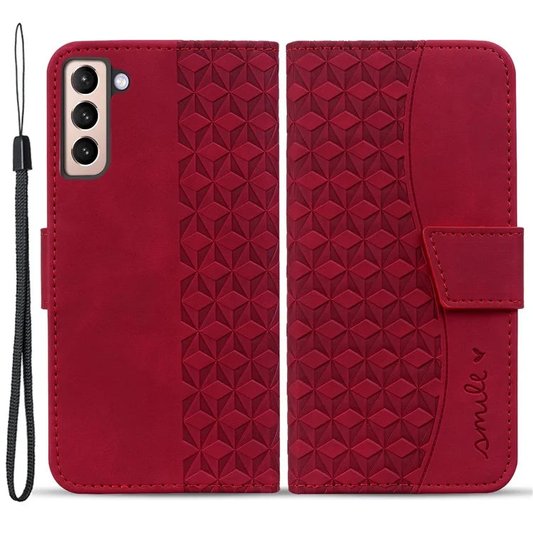 For Samsung Galaxy S23 Case Imprinted Shockproof PU Leather Phone Wallet Cover