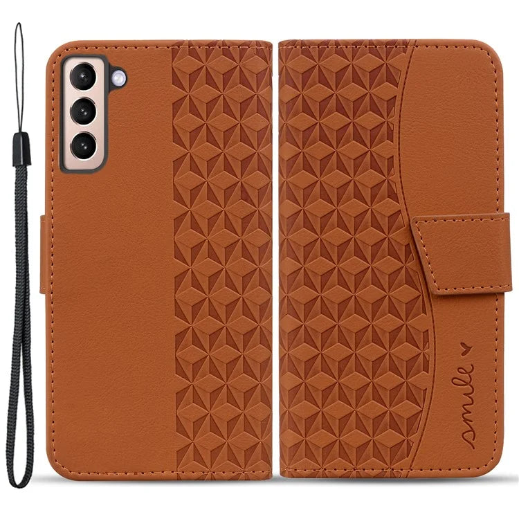 For Samsung Galaxy S23 Case Imprinted Shockproof PU Leather Phone Wallet Cover