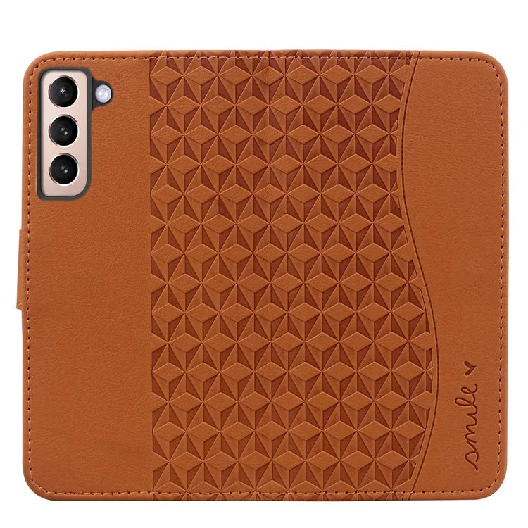 For Samsung Galaxy S23 Case Imprinted Shockproof PU Leather Phone Wallet Cover