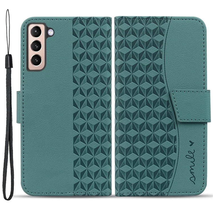 For Samsung Galaxy S23 Case Imprinted Shockproof PU Leather Phone Wallet Cover