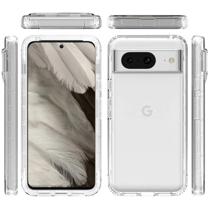 For Google Pixel 8 Case Transparent Gradient Phone Cover