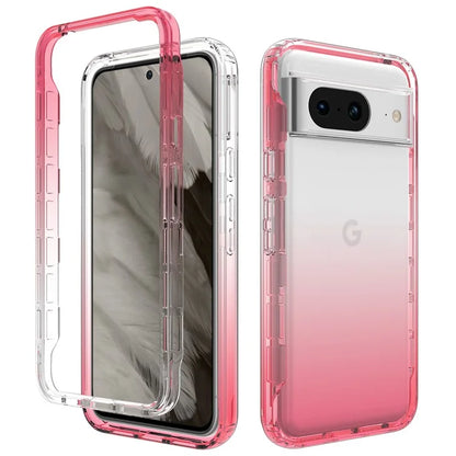 For Google Pixel 8 Case Transparent Gradient Phone Cover