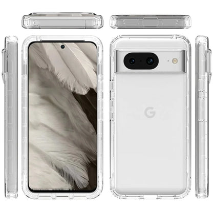 For Google Pixel 8 Case Transparent Gradient Phone Cover