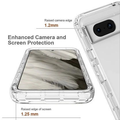 For Google Pixel 8 Case Transparent Gradient Phone Cover