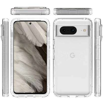 For Google Pixel 8 Case Transparent Gradient Phone Cover