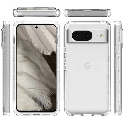 For Google Pixel 8 Case Transparent Gradient Phone Cover