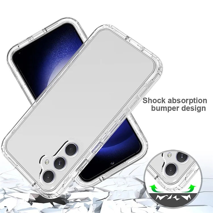 For Samsung Galaxy S23 FE Phone Case TPU+PC Clear Back Cover