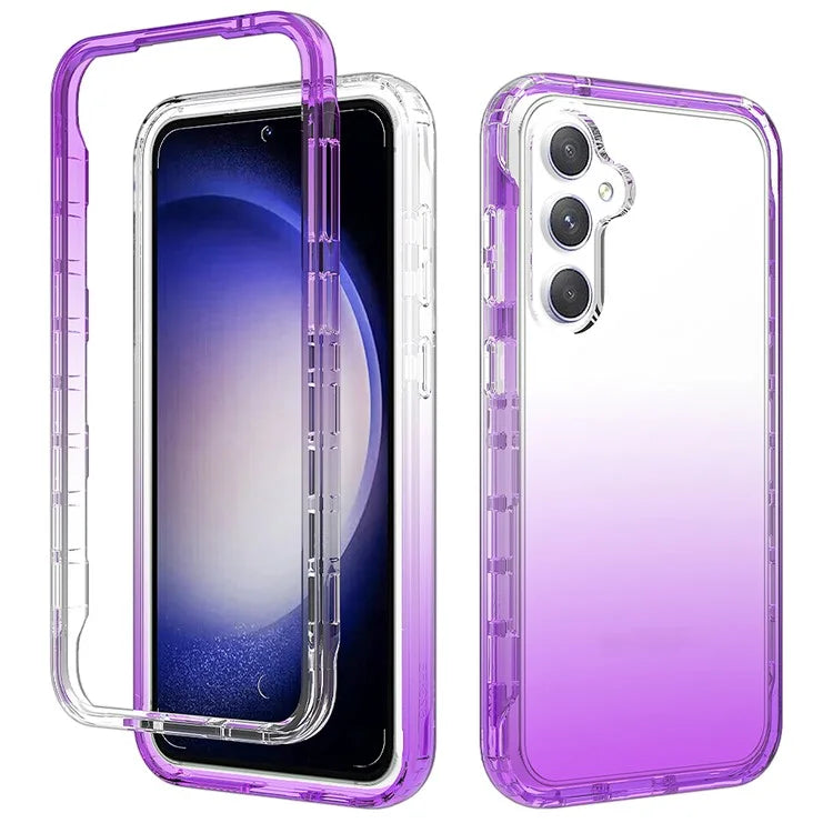 For Samsung Galaxy S23 FE Phone Case TPU+PC Clear Back Cover