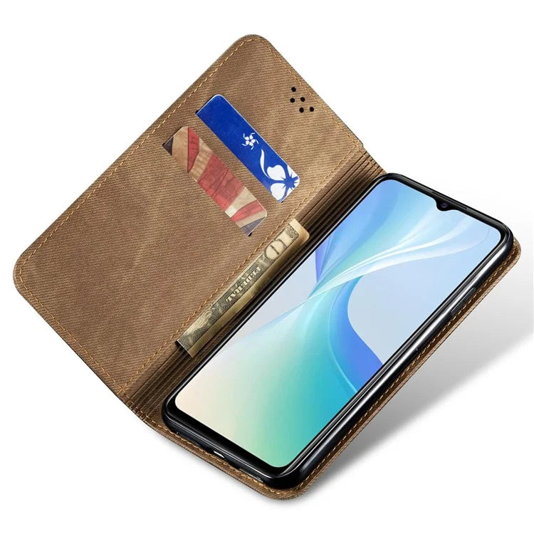For vivo V29e (Global) 5G Case Wallet PU Leather Protective Phone Cover