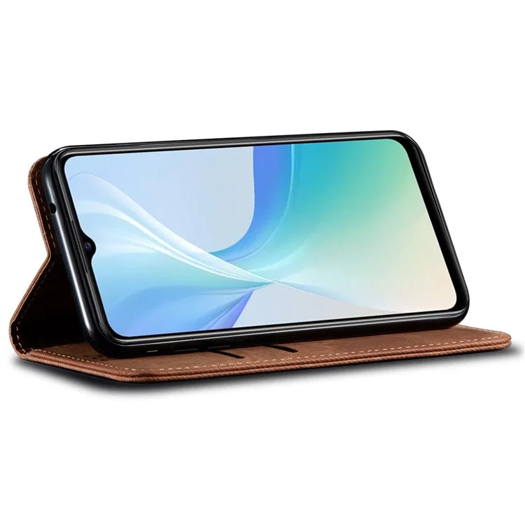 For vivo V29e (Global) 5G Case Wallet PU Leather Protective Phone Cover
