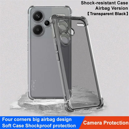 IMAK For Xiaomi Redmi Note 13 Pro+ 5G Airbag Corner Shock-absorbing Phone Case Clear TPU Cover
