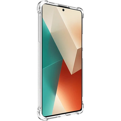 IMAK For Xiaomi Redmi Note 13 Pro+ 5G Airbag Corner Shock-absorbing Phone Case Clear TPU Cover