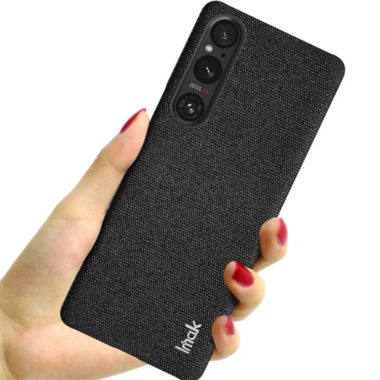 IMAK Ruiyi Series for Sony Xperia 1 V Case Dustproof PU Leather + PC Phone Protector