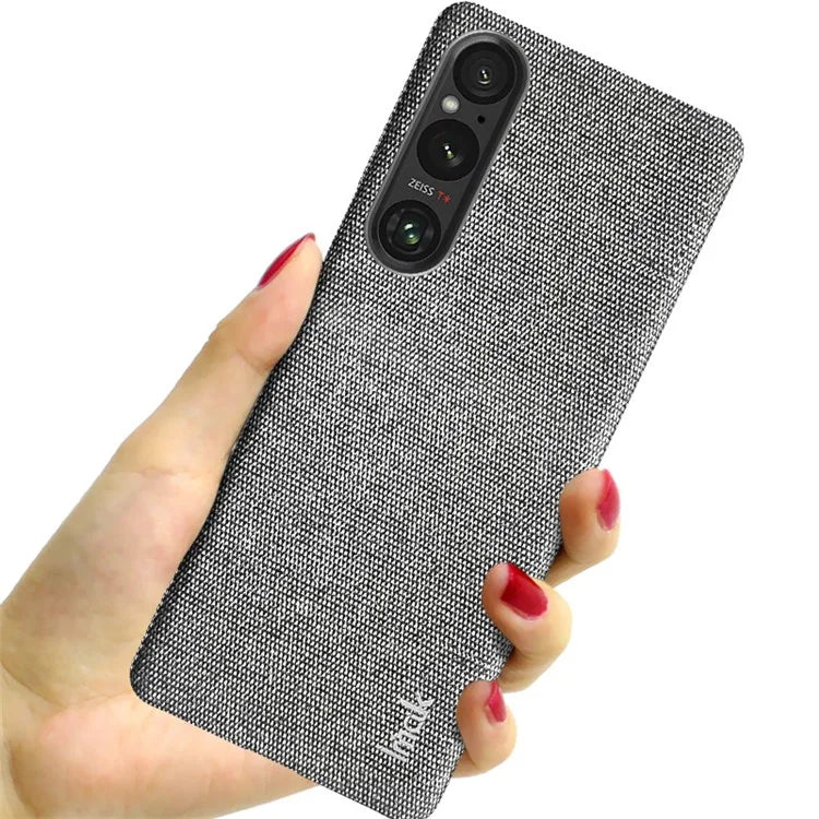 IMAK Ruiyi Series for Sony Xperia 1 V Case Dustproof PU Leather + PC Phone Protector