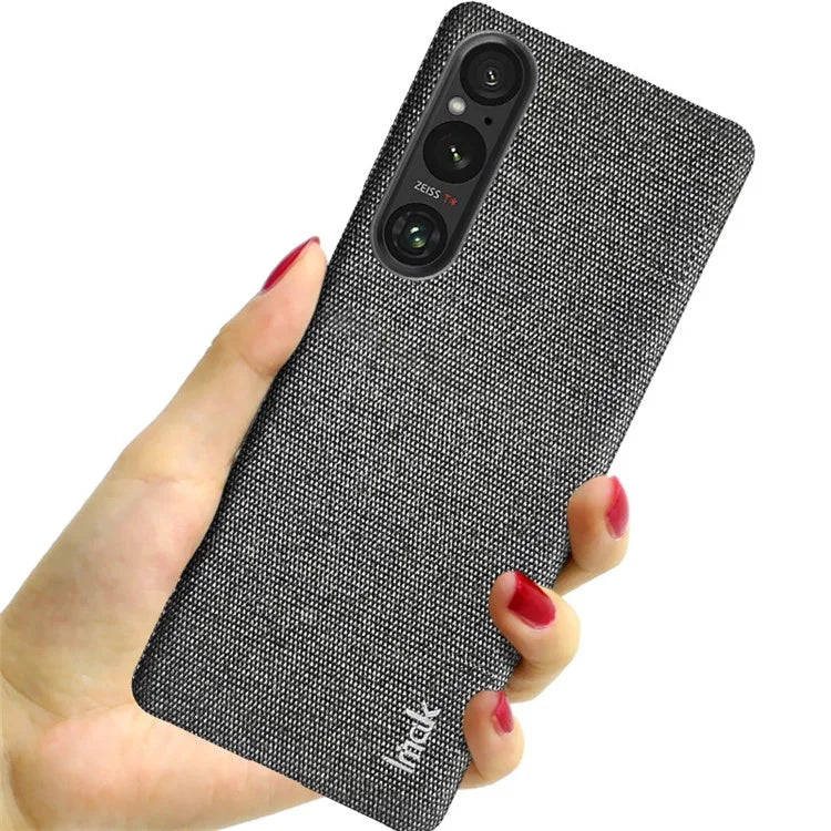 IMAK Ruiyi Series for Sony Xperia 1 V Case Dustproof PU Leather + PC Phone Protector