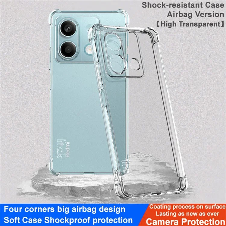 IMAK Phone Cover For Xiaomi Redmi Note 13 5G Case Clear Anti-drop Phone Shell
