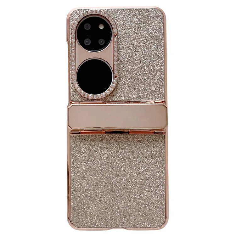 Hard PC Phone Cover for Huawei P50 Pocket Case Glitter Decor Protective Phone Shell