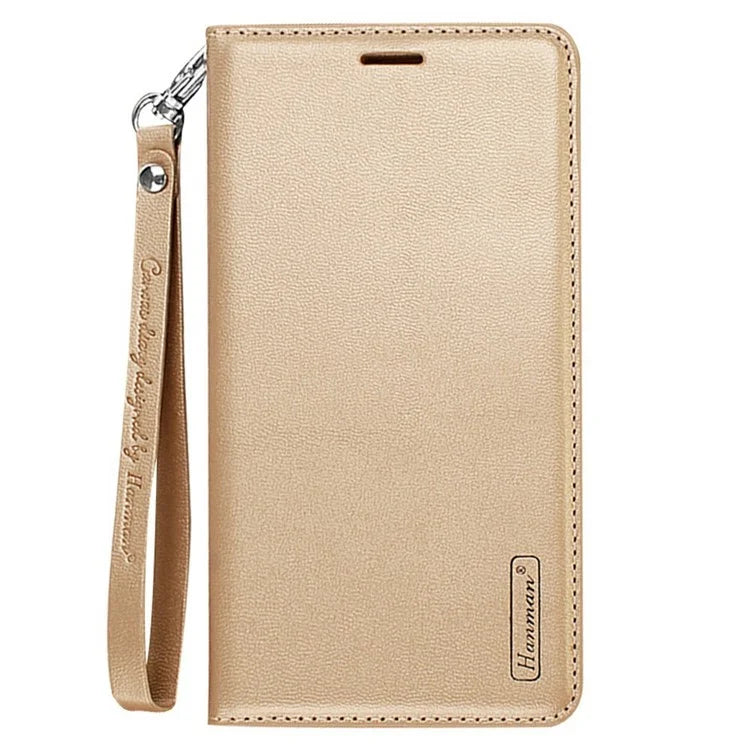 HANMAN Minuo Series For Samsung Galaxy A25 5G (Global) (161.0 x 76.5 x 8.3mm) Leather Case Mobile Phone Wallet Cover
