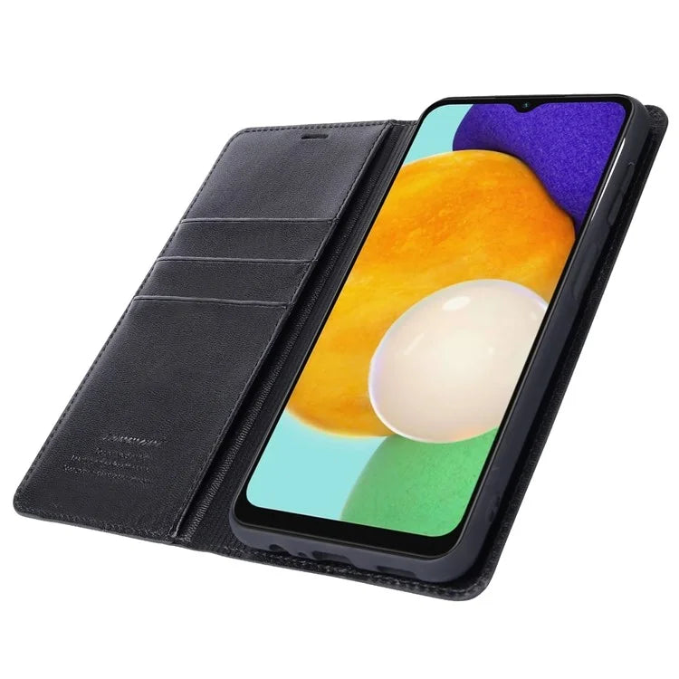 HANMAN Minuo Series For Samsung Galaxy A25 5G (Global) (161.0 x 76.5 x 8.3mm) Leather Case Mobile Phone Wallet Cover