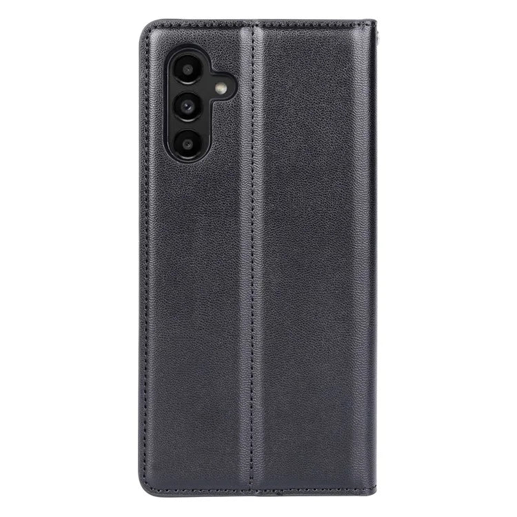 HANMAN Minuo Series For Samsung Galaxy A25 5G (Global) (161.0 x 76.5 x 8.3mm) Leather Case Mobile Phone Wallet Cover