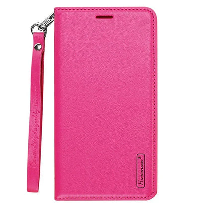 HANMAN Minuo Series For Samsung Galaxy A25 5G (Global) (161.0 x 76.5 x 8.3mm) Leather Case Mobile Phone Wallet Cover