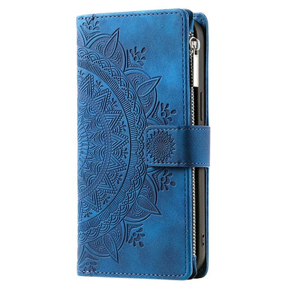 For Google Pixel 8a Case Wallet Imprinted PU Leather Phone Cover with Strap