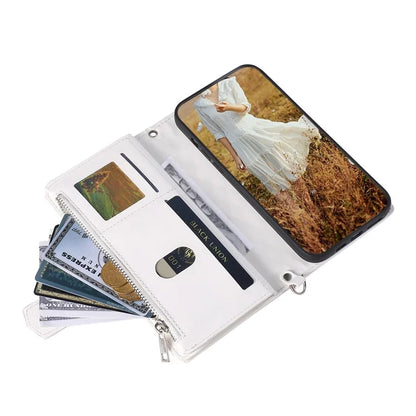 For Google Pixel 8a Case Rhombus Texture Wallet Stand Phone Cover with Hand Strap