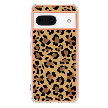 YB IMD Series-19 Style-D For Google Pixel 8 Case IMD Pattern Electroplated TPU Phone Cover