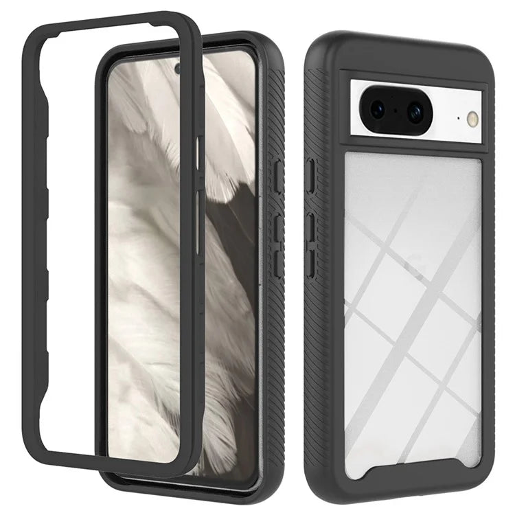 YB PC Series-3 For Google Pixel 8 Case PC+TPU Transparent Phone Protective Cover