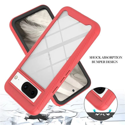 YB PC Series-3 For Google Pixel 8 Case PC+TPU Transparent Phone Protective Cover
