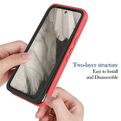 YB PC Series-3 For Google Pixel 8 Case PC+TPU Transparent Phone Protective Cover