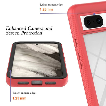 YB PC Series-3 For Google Pixel 8 Case PC+TPU Transparent Phone Protective Cover