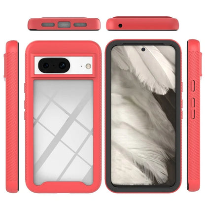 YB PC Series-3 For Google Pixel 8 Case PC+TPU Transparent Phone Protective Cover
