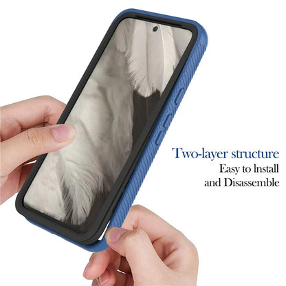 YB PC Series-3 For Google Pixel 8 Case PC+TPU Transparent Phone Protective Cover