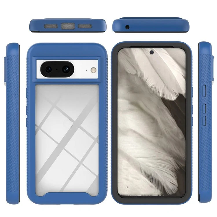 YB PC Series-3 For Google Pixel 8 Case PC+TPU Transparent Phone Protective Cover