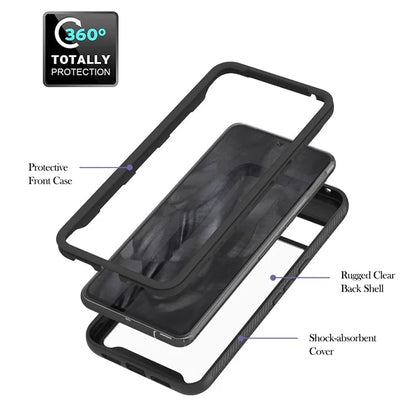 YB PC Series-3 For Google Pixel 8 Pro Case Shockproof PC+TPU Phone Back Cover