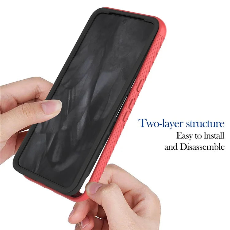 YB PC Series-3 For Google Pixel 8 Pro Case Shockproof PC+TPU Phone Back Cover