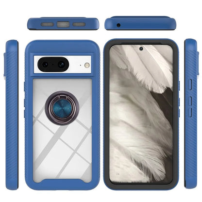 YB PC Series-5 For Google Pixel 8 Case PC+TPUPhone Back Cover with Ring Kickstand