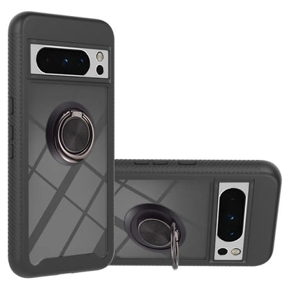 YB PC Series-5 For Google Pixel 8 Pro Case PC+TPU Ring Kickstand Phone Protective Cover
