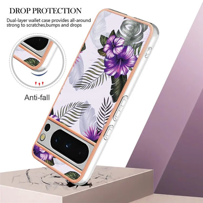 YB IMD Series-1 For Google Pixel 8 Pro Case IMD Soft TPU Electroplating Phone Cover