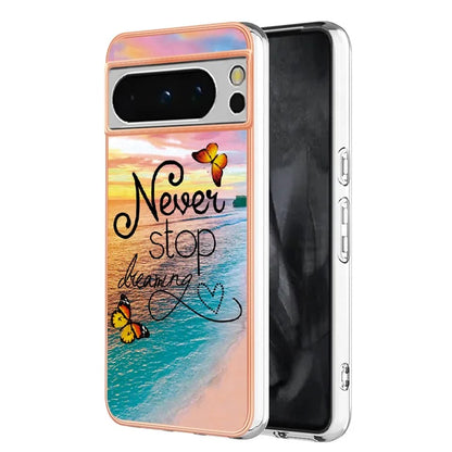 YB IMD Series-1 For Google Pixel 8 Pro Case IMD Soft TPU Electroplating Phone Cover