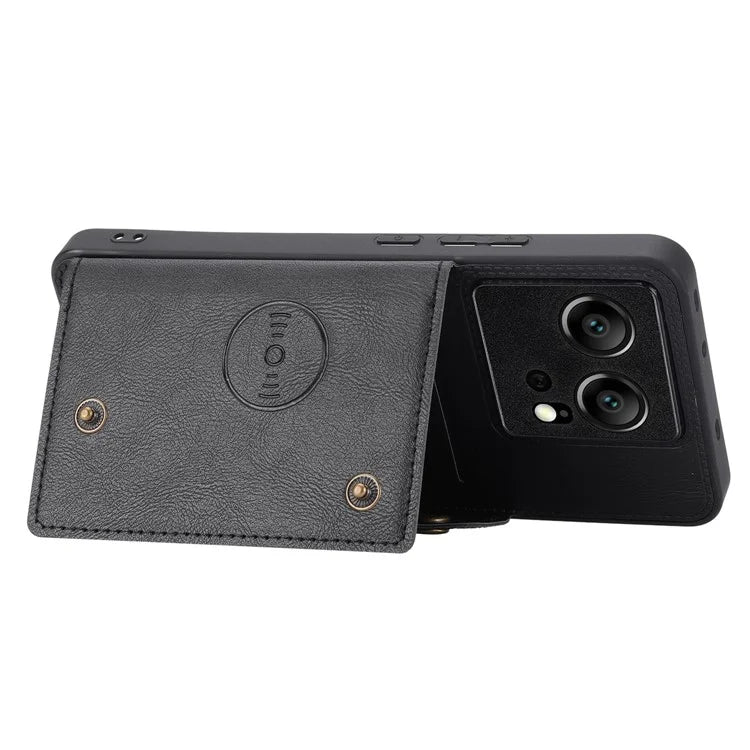 For Xiaomi 13T / 13T Pro / Redmi K60 Ultra Cover Card Slots PU Leather+TPU Phone Kickstand Case